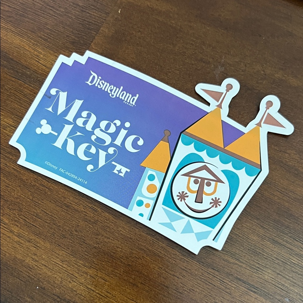 Disney Magic Key Magnet - Blue and Orange